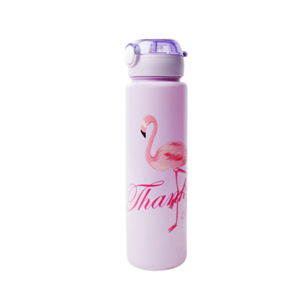 6233 WATER BOTTLE FLAMINGO Default Title - MamasJan Toys