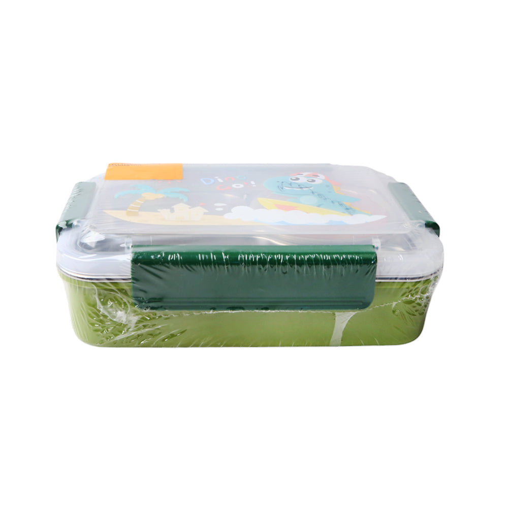 L891 STEEL LUNCH BOX TRANSPARENT Default Title - MamasJan Toys