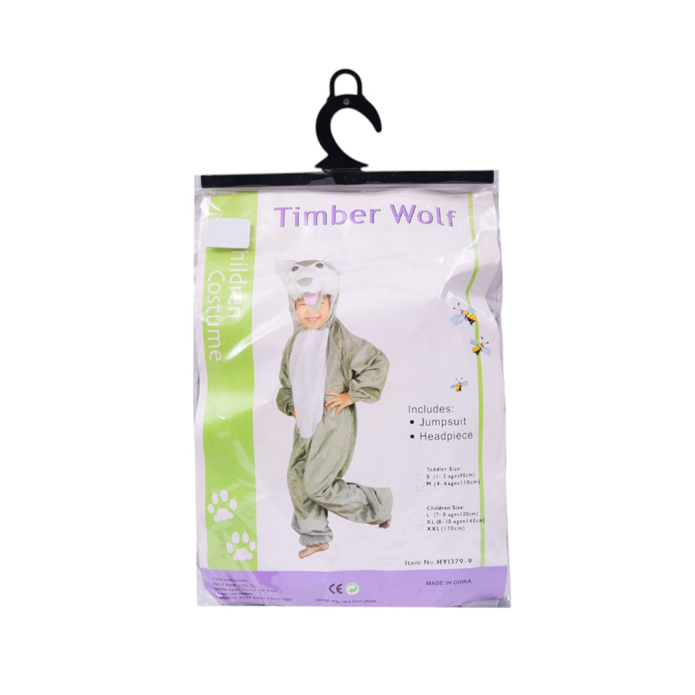 HY1379-9 TIMBER WOLF COSTUME L Default Title - MamasJan Toys