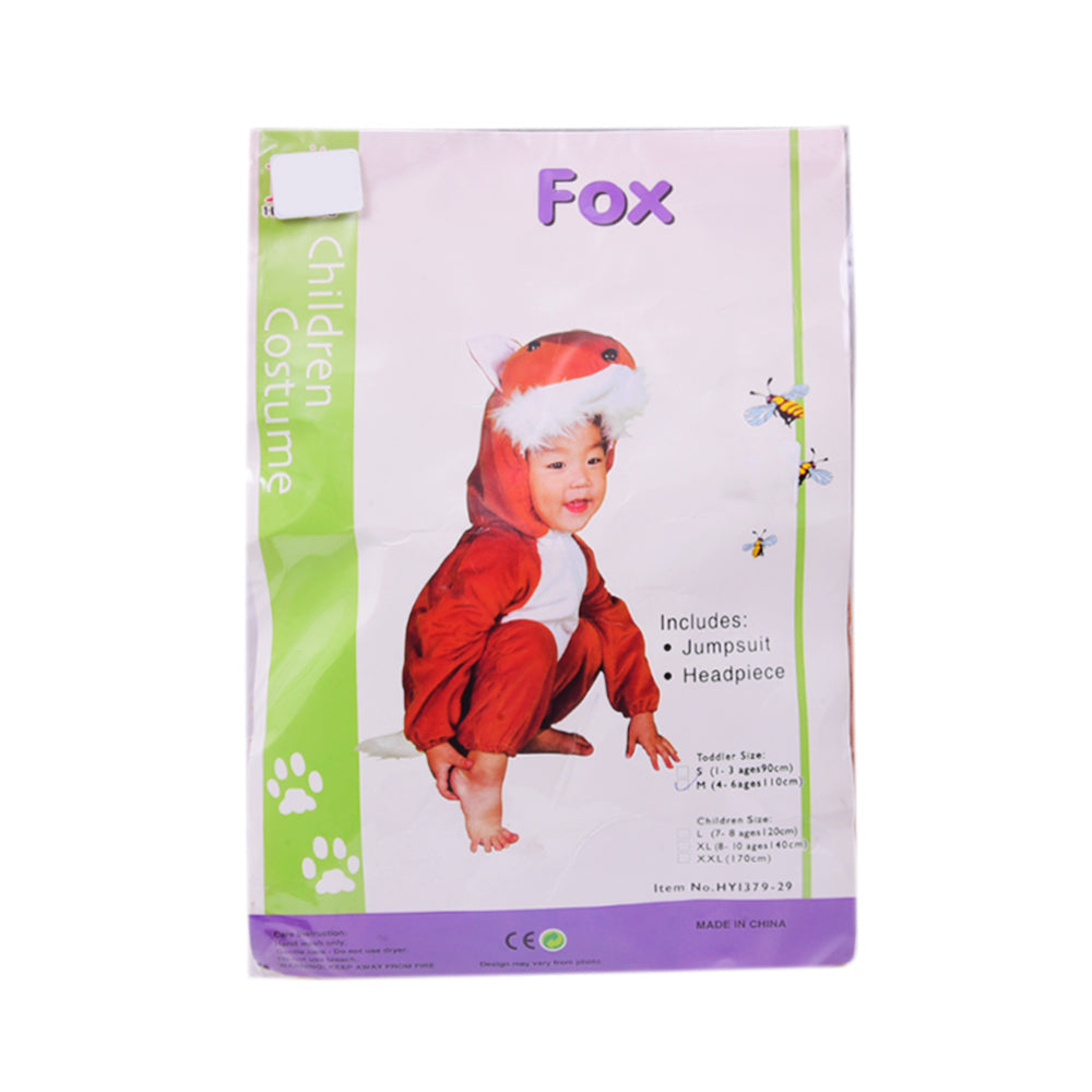 HY1379-29 FOX COSTUME M Default Title - MamasJan Toys