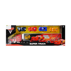 DS876 MCQUEEN TRUCK W-CARS SET Default Title - MamasJan Toys