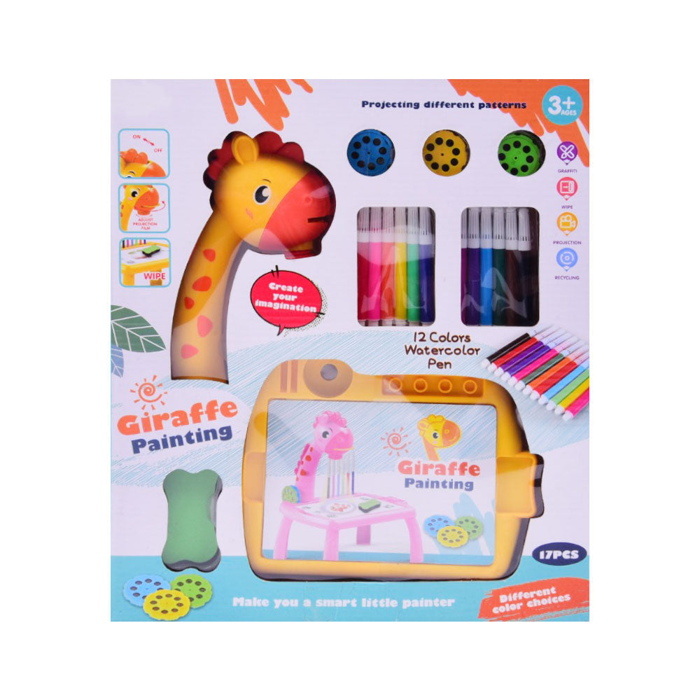222-10P ANIMAL PROJECTION DESK 17PCS Default Title - MamasJan Toys