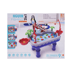 7713B PENGUIN FISHING GAME 2 IN 1 Default Title - MamasJan Toys