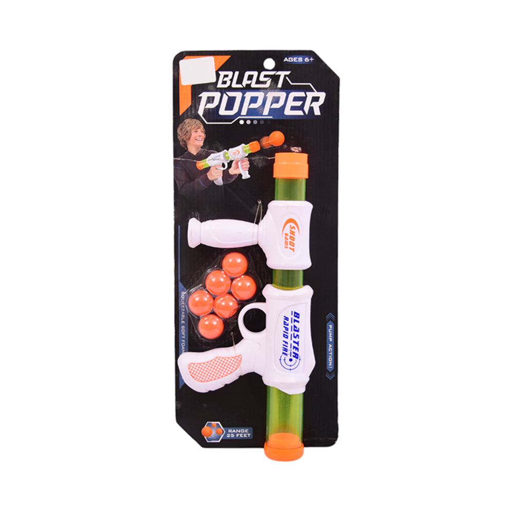 AX1034 BLAS POPPER DART GUN IN CARD Default Title - MamasJan Toys