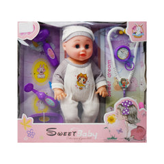 666-2D DOCTOR SWEET BABY DOLL 15 INCH Default Title - MamasJan Toys