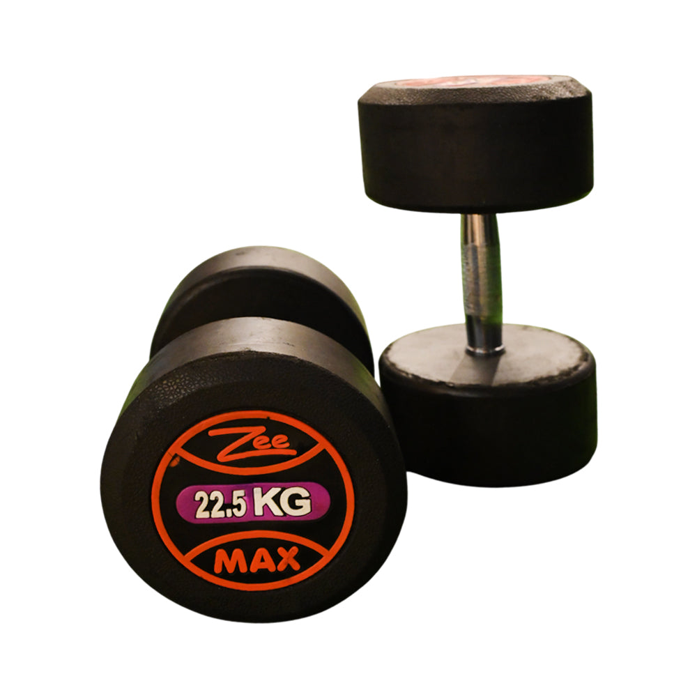 Z-MAX COATED DUMBELLS 22.5KG PAIR Default Title - MamasJan Sports & fitness