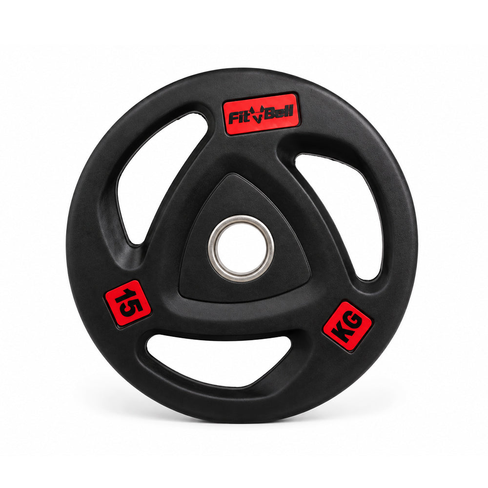 RUB WEIGHT PLATE OLYMPIC 15KG Default Title - MamasJan Sports & fitness