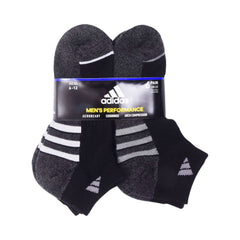 ADIDAS MEN ANKLE SOCKS P-6 949985 BLK (IR) Default Title - MamasJan mens wear