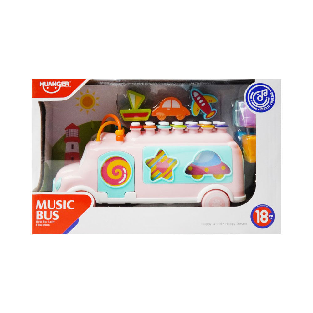 HE8019 SHAPE SORTER BUSS XYLOPHONE Default Title - MamasJan Toys