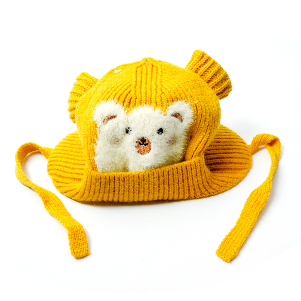 BABY WOOLEN CAP MDW-24 CHI 1399 J3 Default Title - MamasJan KidsWear