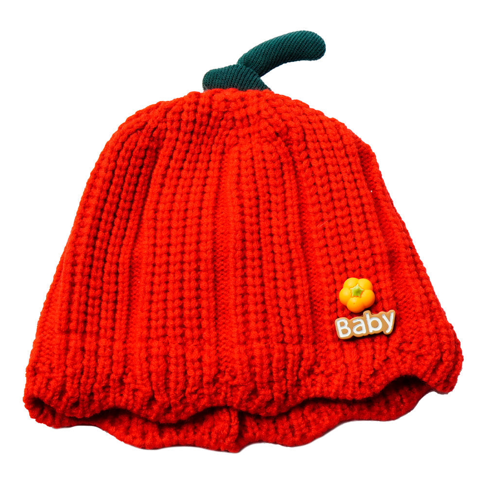 BABY WOOLEN CAP MDW-24 CHI ON F2 Default Title - MamasJan KidsWear