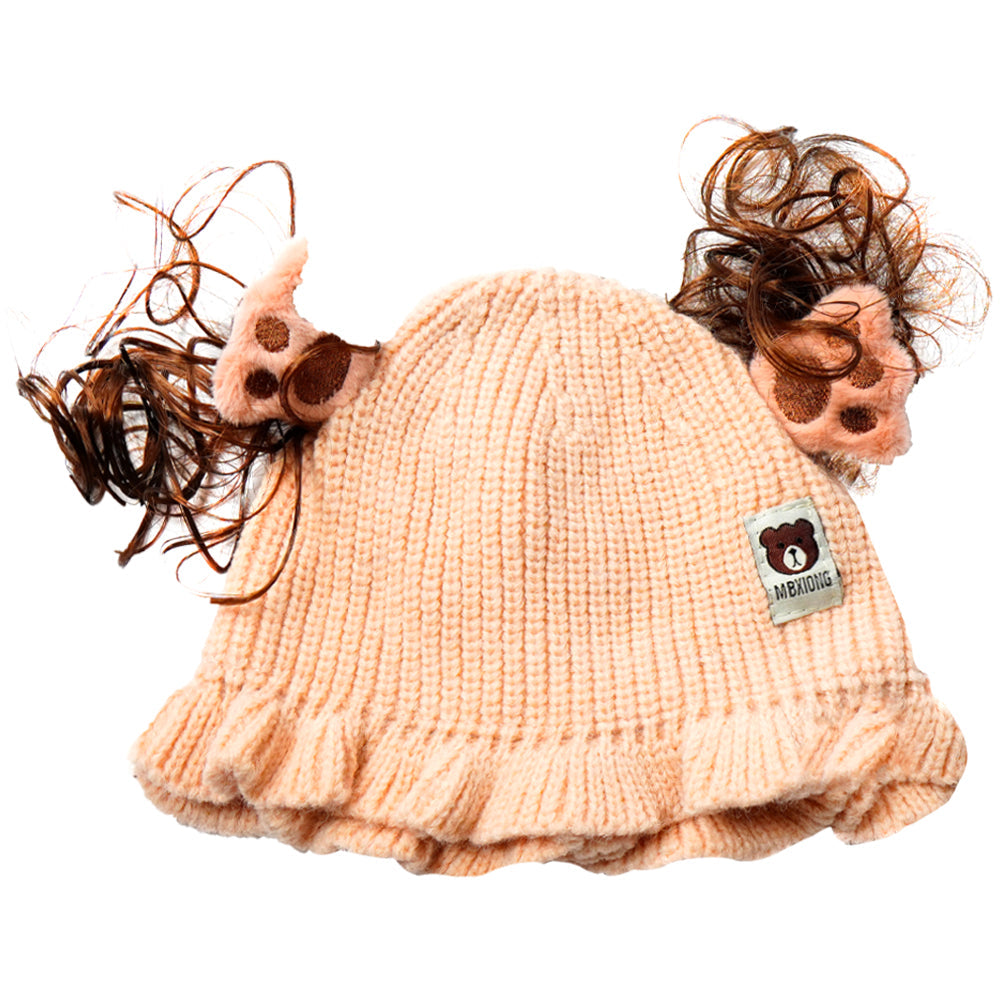 BABY WOOLEN CAP MDW-24 CHI LV F7 Default Title - MamasJan KidsWear