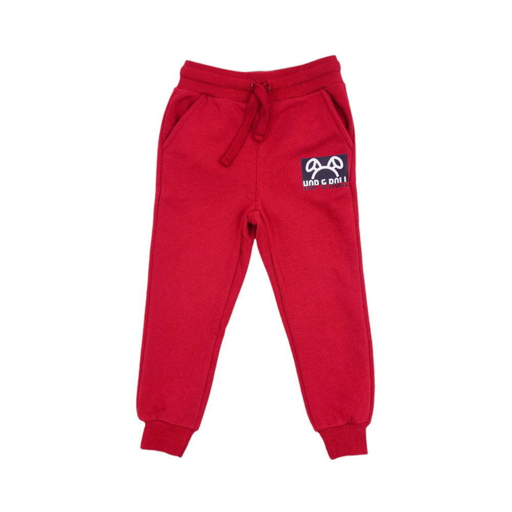 BOYS TROUSER HOP & ROLL MEHROON MZW-24 3-4 YEARS Default Title - MamasJan KidsWear