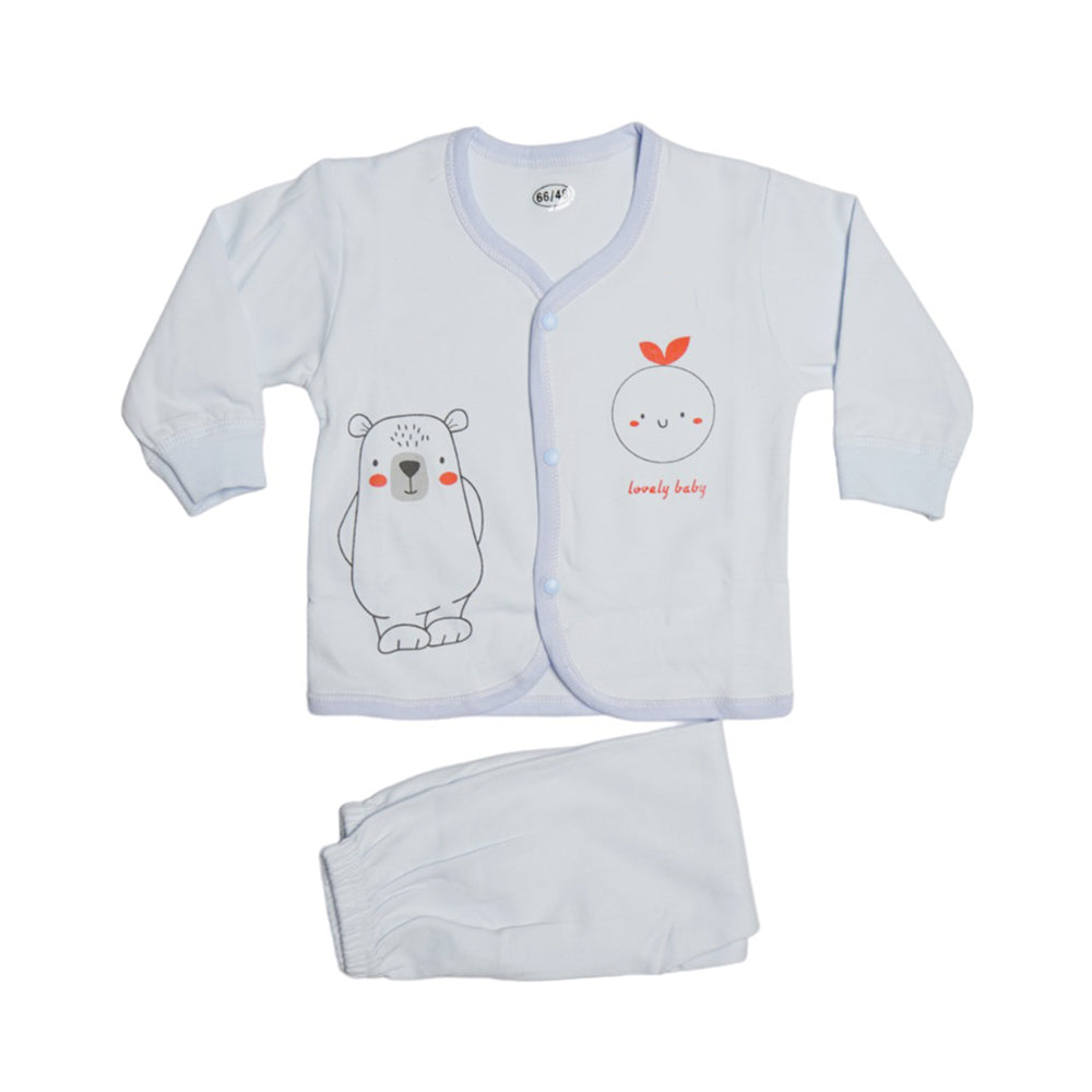 BOYS L/S 2PC PAJAMA SUIT MZS-24 0-6M 500 Default Title - MamasJan KidsWear