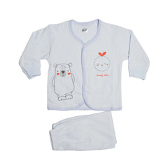 BOYS L/S 2PC PAJAMA SUIT MZS-24 0-6M 500 Default Title - MamasJan KidsWear