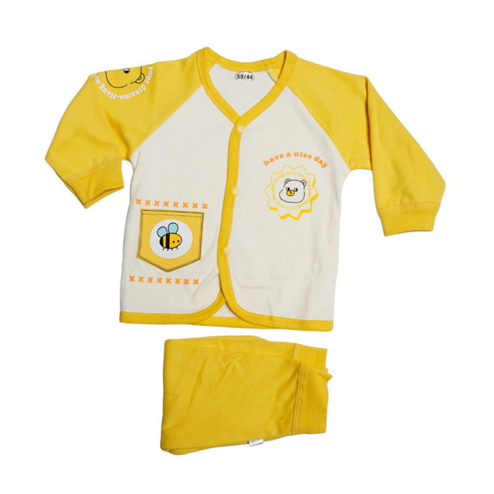 BOYS L/S 2PC PAJAMA SUIT MZS-24 0-6M 501 Default Title - MamasJan KidsWear