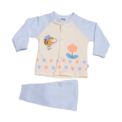 BOYS L/S 2PC PAJAMA SUIT MZS-24 6-9M 3062 Default Title - MamasJan KidsWear