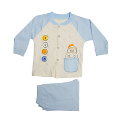 BOYS L/S 2PC PAJAMA SUIT MZS-24 6-9M 3063 Default Title - MamasJan KidsWear