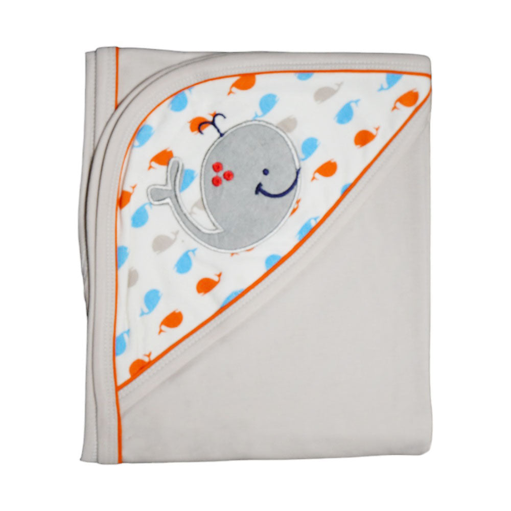 BABY COTTON WRAPPING SHEET HOODED MZS-24 006 Default Title - MamasJan KidsWear