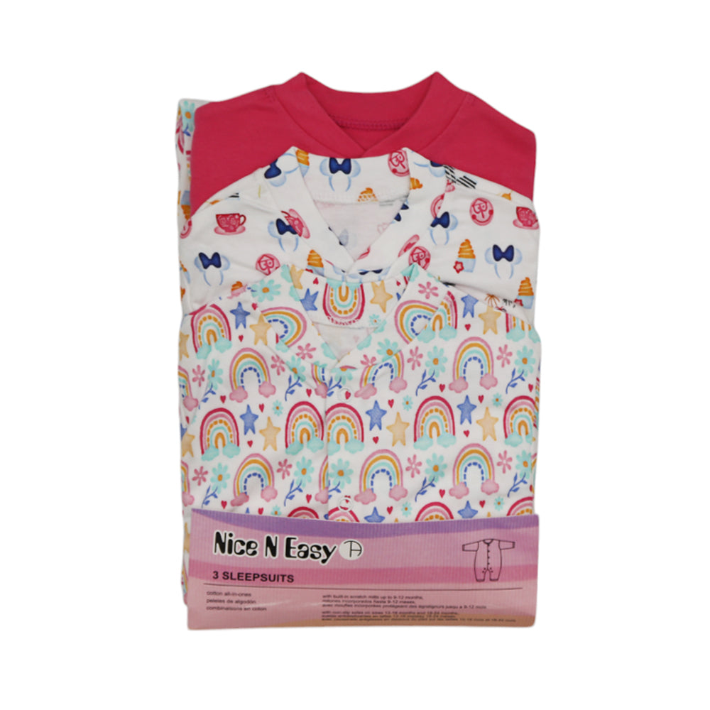 BOYS L/S 3PC SLEEP SUIT W/O SOCKS N&E MZS-24 18-24M HC-029 Default Title - MamasJan KidsWear