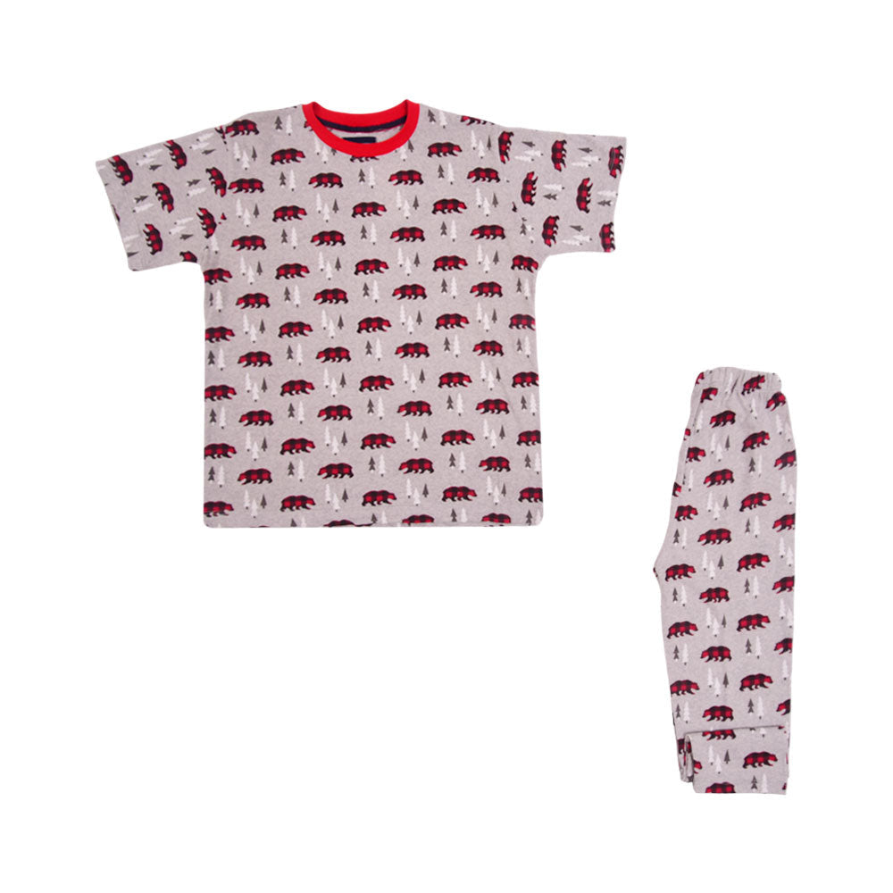 BOYS S/S 2PC SLEEPING SUIT MZS-24 13-14 YEAR NSBK-3 Default Title - MamasJan KidsWear