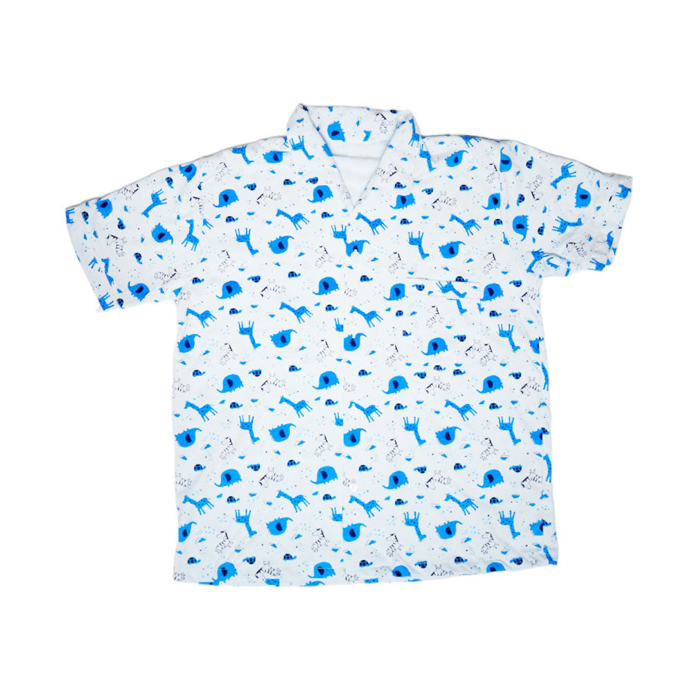 BOYS S/S 2PC SLEEPING SUIT MZS-24 10-12 YEAR THAI Default Title - MamasJan KidsWear