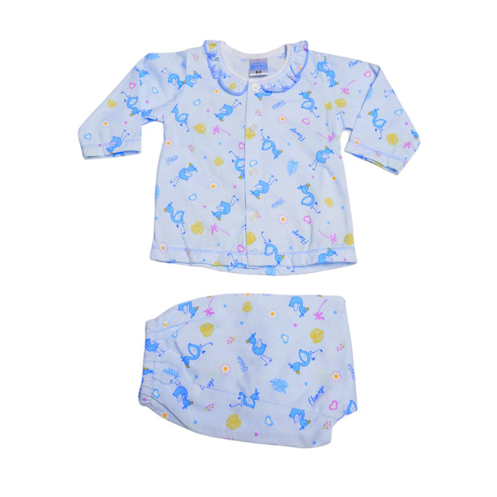 BOYS L/S 2PC PAJAMA SUIT MZS-24 0-3M THAI GL211 Default Title - MamasJan KidsWear