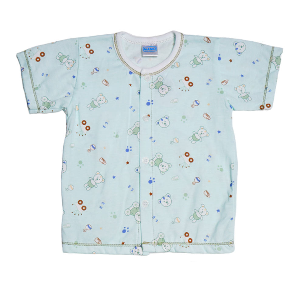 BOYS L/S 2PC PAJAMA SUIT MZS-24 6-12M THAI BL106 Default Title - MamasJan KidsWear