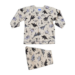 BOYS L/S 2PC PAJAMA SUIT MZS-24 0-3M THAI BL324-325 Default Title - MamasJan KidsWear