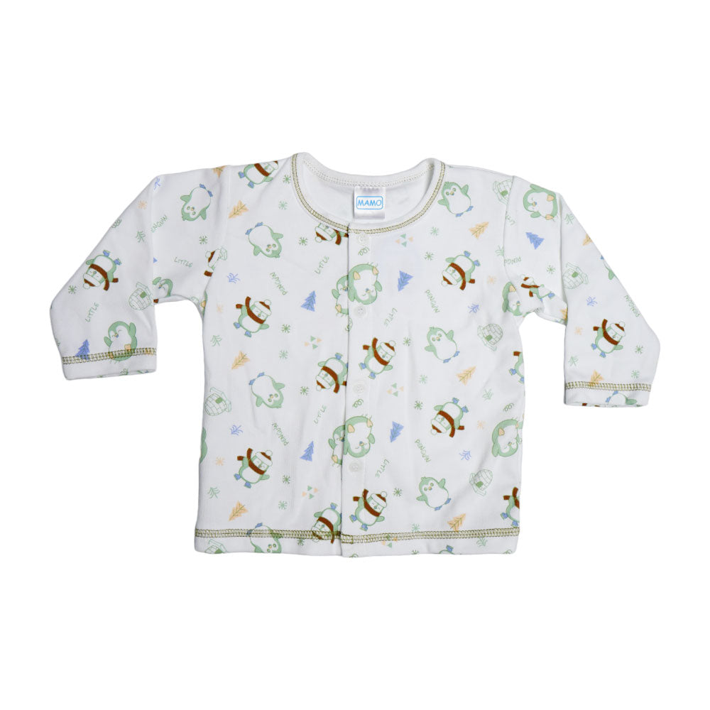 BOYS L/S 2PC PAJAMA SUIT MZS-24 3-6M THAI BL322 Default Title - MamasJan KidsWear