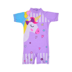 GIRLS SWIMMING COSTUME MZS-24 SMALL 176400 THAI Default Title - MamasJan KidsWear