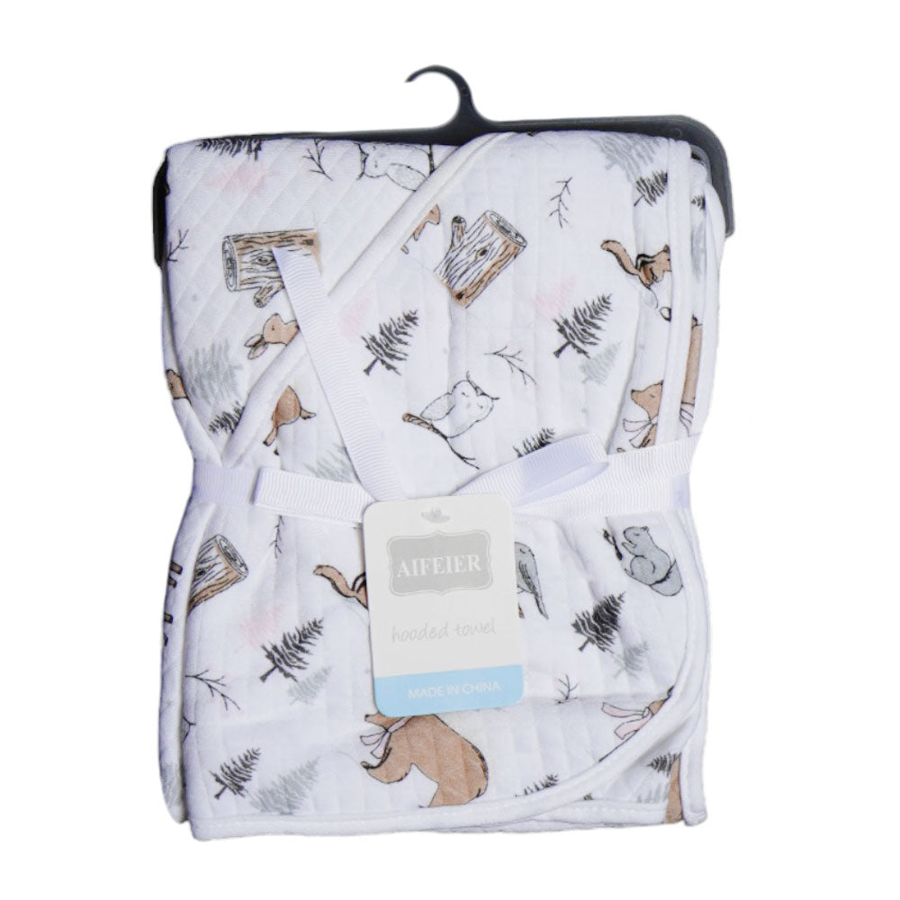 BABY COTTON WRAPPING SHEET HOODED MZS-24 22839 Default Title - MamasJan KidsWear