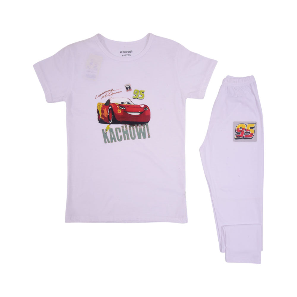 BOYS S/S 2 PCS SLEEPING SUIT MZS-24 9-10 Y 5601 Default Title - MamasJan KidsWear