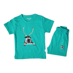 BOYS S/S 2 PCS SLEEPING SUIT MZS-24 18-24 M 5637 Default Title - MamasJan KidsWear