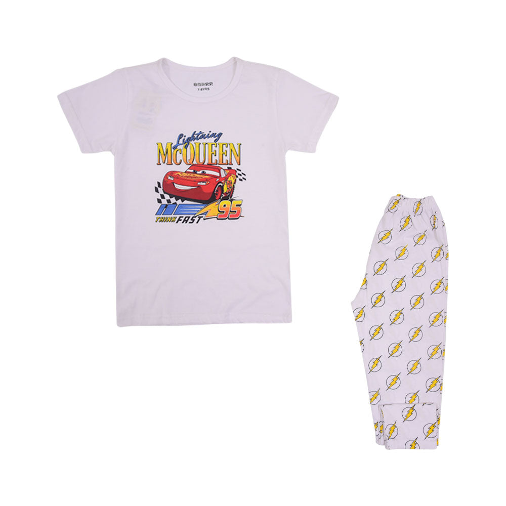 BOYS S/S 2 PCS SLEEPING SUIT MZS-24 7-8 Y 5608 Default Title - MamasJan KidsWear