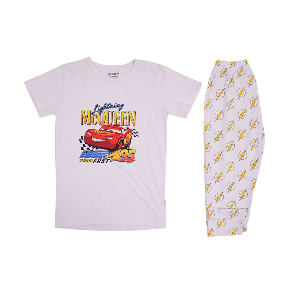 BOYS S/S 2 PCS SLEEPING SUIT MZS-24 9-10 Y 5608 Default Title - MamasJan KidsWear