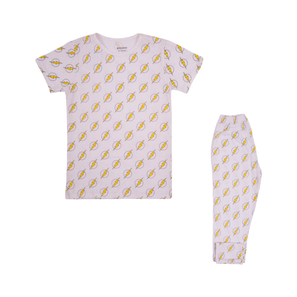 BOYS S/S 2 PCS SLEEPING SUIT MZS-24 11-12 Y 5613 Default Title - MamasJan KidsWear