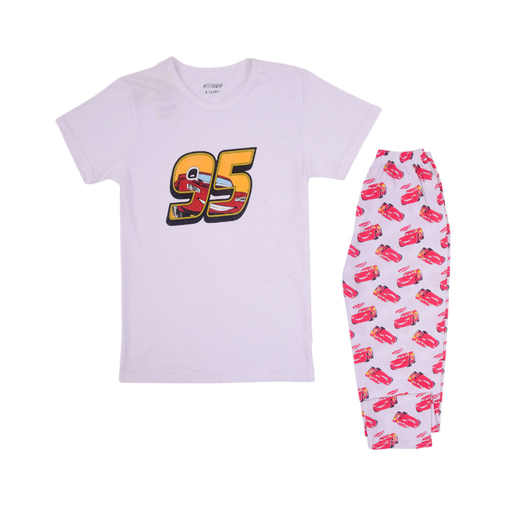 BOYS S/S 2 PCS SLEEPING SUIT MZS-24 9-10 Y 5607 Default Title - MamasJan KidsWear