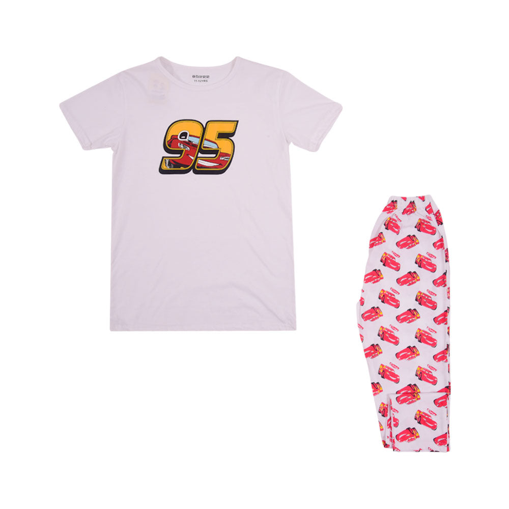 BOYS S/S 2 PCS SLEEPING SUIT MZS-24 11-12 Y 5607 Default Title - MamasJan KidsWear