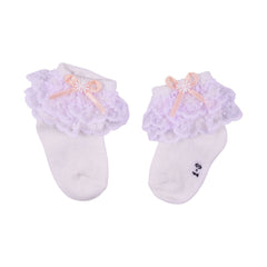 BABY FRILL SOCKS MZS-24 Default Title - MamasJan KidsWear