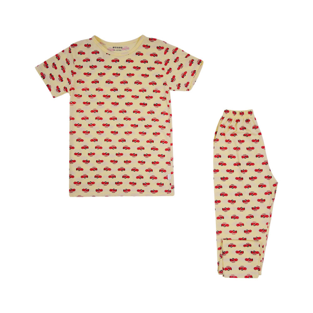 BOYS S/S 2 PC PACK SLEEPING SUIT MZS-24 11-12 Y 5610 Default Title - MamasJan KidsWear