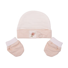 BABY CAP MITTON SET MZS-24 011 Default Title - MamasJan KidsWear