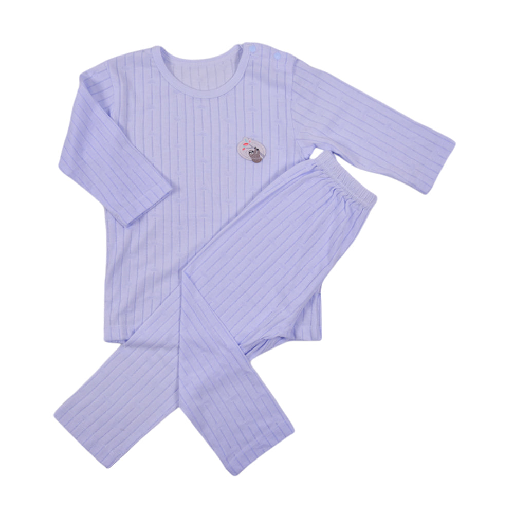 BOYS L/S 2PC PAJAMA SUIT MZS-24 6-9M 111 Default Title - MamasJan KidsWear