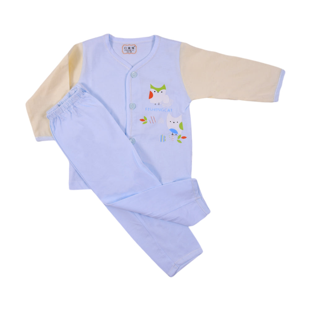 BOYS L/S 2PC PAJAMA SUIT MZS-24 0-3M 114B Default Title - MamasJan KidsWear