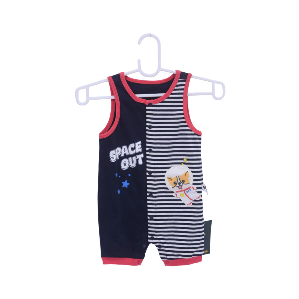 BOYS S/S ROMPER MZS-24 3-6M 128 Default Title - MamasJan KidsWear