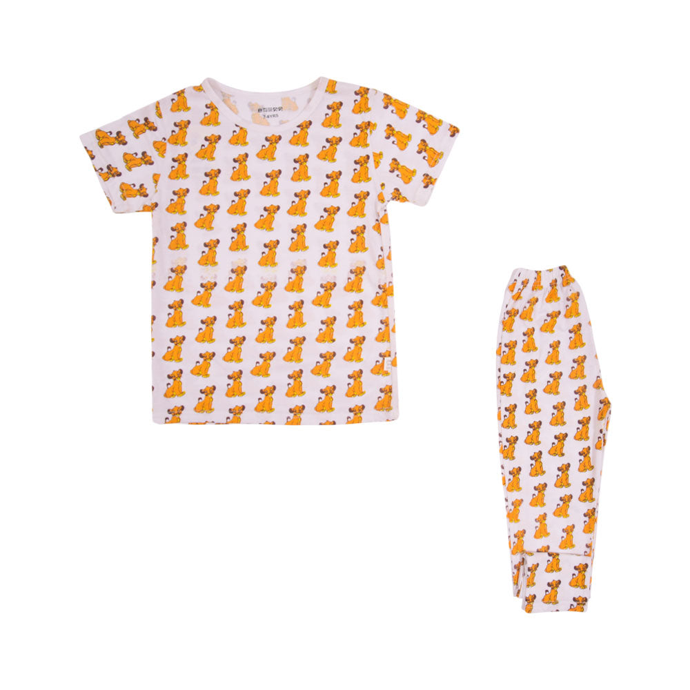 BOYS S/S 2PC SLEEPING SUIT MZS-24 7-8 Y 5626 Default Title - MamasJan KidsWear
