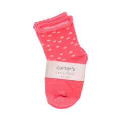 BABY SOCKS 3PC PACK CHI MZS-24 12-18M CTS03 Default Title - MamasJan KidsWear