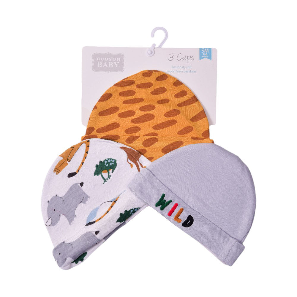 BABY CAP 3PC MZS-24 00860CH Default Title - MamasJan KidsWear