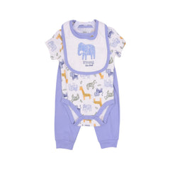 BOYS S/S 3PC BODY SUIT MZS-24 6-9M BP11212-BP11206 Default Title - MamasJan KidsWear