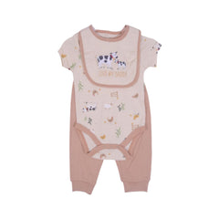 BOYS S/S 3PC BODY SUIT MZS-24 9-12M BP11215 Default Title - MamasJan KidsWear